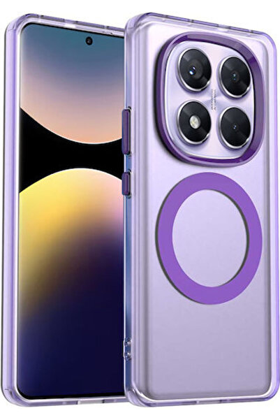 Techsuit Πίσω Κάλυμμα Σιλικόνης Μωβ (Redmi Note 14 Pro 4G)