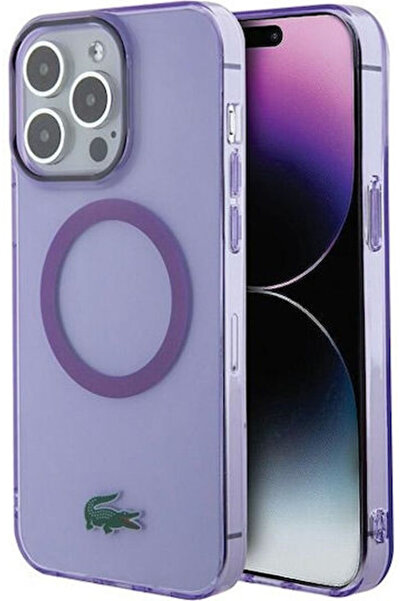 Lacoste Πλαστικό Πίσω Κάλυμμα Μωβ (iPhone 15 Pro Max) Κωδικός: LCHMP15XULOU