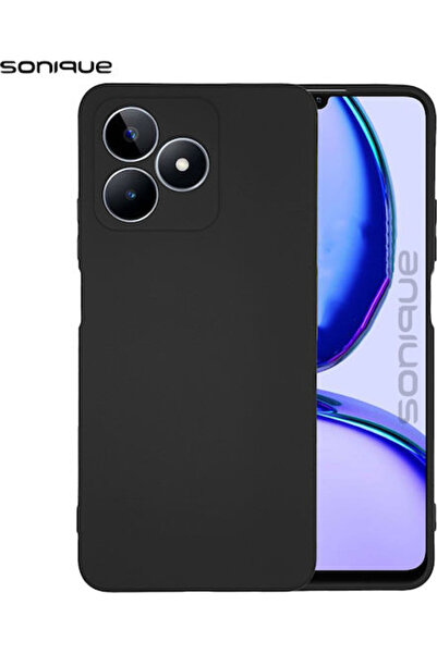 Other Sonique Πίσω Κάλυμμα Σιλικόνης / Υφάσματος Μαύρο (Realme C51 / Realme C53)