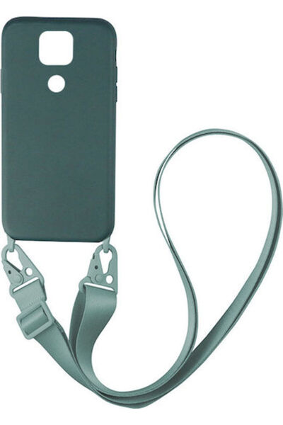 Other Sonique Carryhang Υγρή Θήκη Πλάτης Σιλικόνης 0.5mm με Λουράκι Σκούρο Πρ...