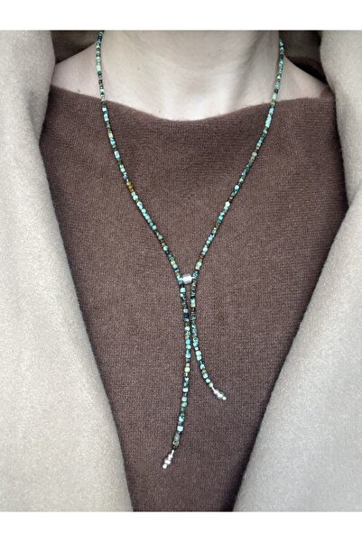 PIETRICELE Minimalist African Turquoise Necklace