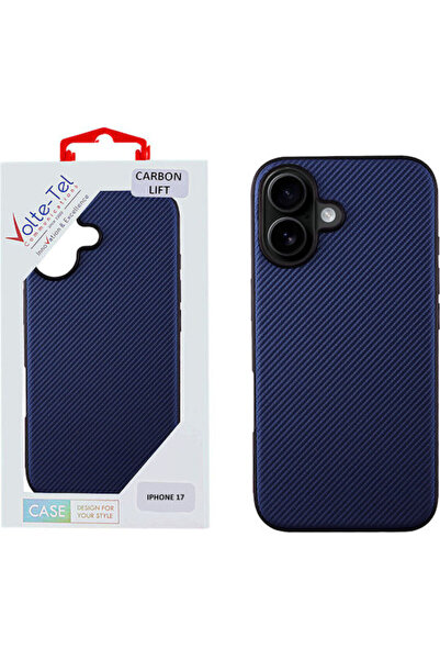 Other Volte-Tel Carbon Lift Πίσω Κάλυμμα Σιλικόνης Αδιάβροχο Μπλε (iPhone 17)