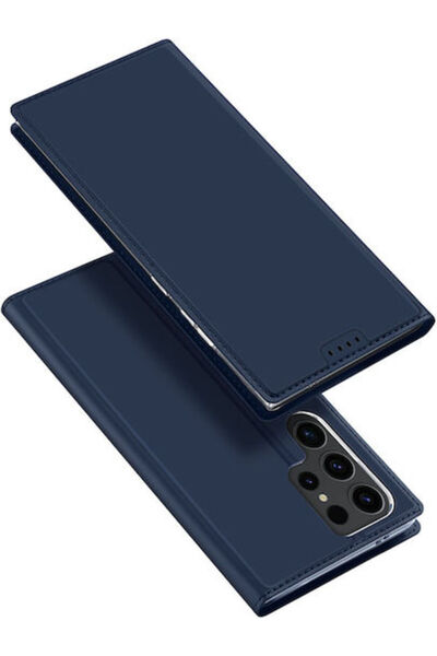 Dux Ducis Skin Pro Book Δέρμα / Συνθετικό Δέρμα Μπλε (Samsung S24 Ultra)