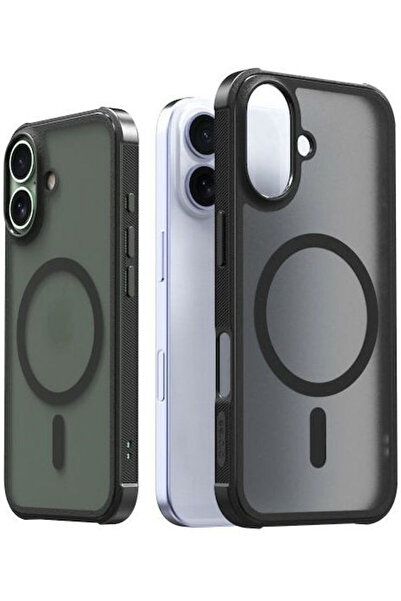 Araree Duple M Armor Back Cover Plastic / Silicone 1.4mm with Strap Black (iP...