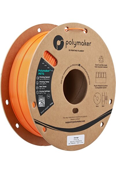 Polymaker PETG HS 1.75mm Orange 1kg 1.75 mm