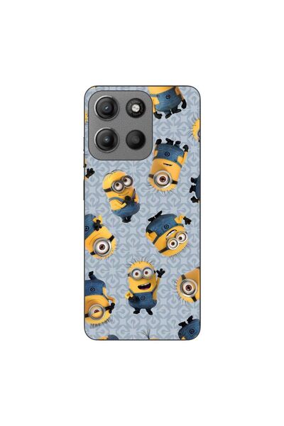 OEM Husa compatibila cu Motorola Moto G15 Silicon Gel Tpu Model Pattern Minioni