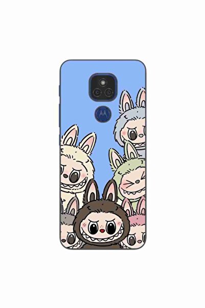 OEM Husa compatibila cu Motorola Moto E7 Plus Silicon Gel Tpu Model Labubu Pa...