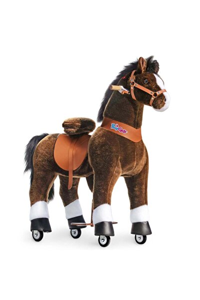 PonyCycle Model U Cal – Jucarie de calarit pe roti cu frana, 7+ ani