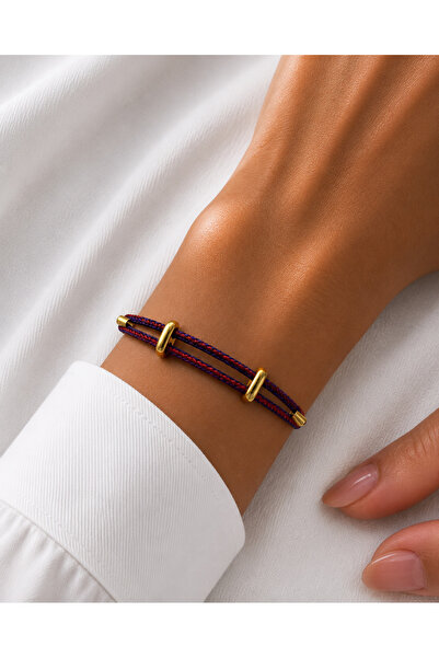 Liva Group Atelier Steel Detailed Adjustable Mesh Bracelet