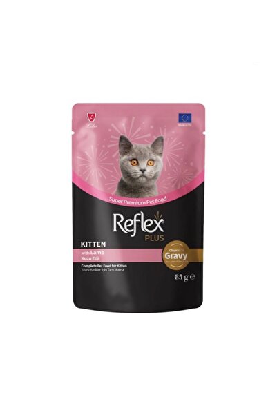 REFLEXX طعام رطب للقطط بنكهة الضأن في المرق 85غ