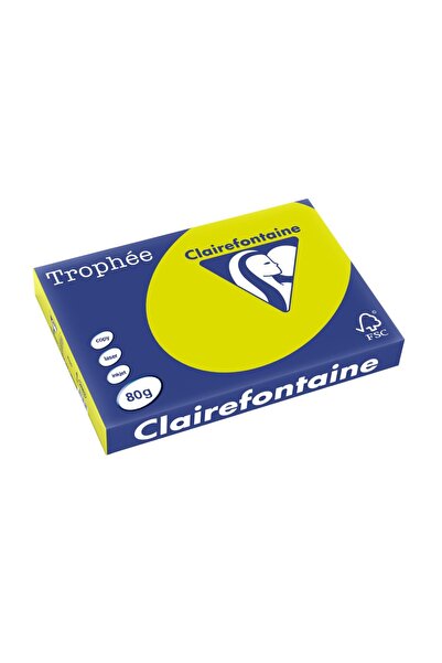 Clairefontaine Χαρτί Α3 80 γρ./τ.μ. έντονο χρώμα φλούο 500 φύλλα/δεσμίδα φλού...