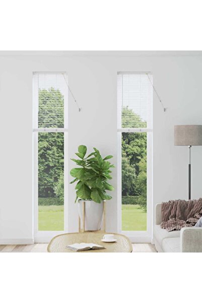 vidaxl Βενετσιάνικα Περσίδες 220 x 40 Λευκά