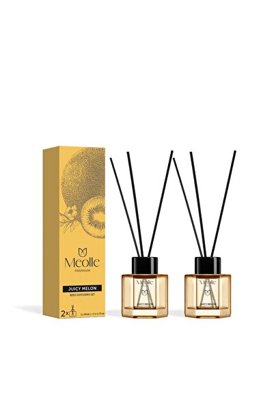 Meolle Set 2 x 50 ml Odorizante cu Bețișoare Juicy Melon