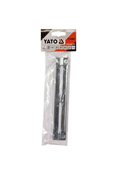 yato Ghidaj cu pila pentru ascutirea lantului YT-85047, Otel, 190 x 4 mm, Arg...