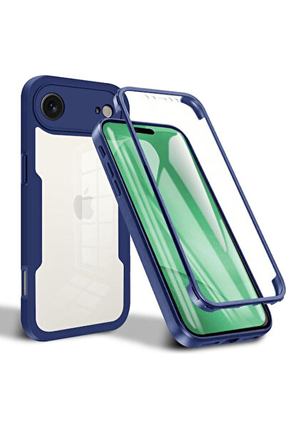 Techsuit ColorVerse 360 Πλήρης Κάλυψη Σιλικόνης Μπλε (iPhone Air)