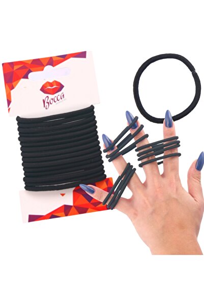 Mardil Classic Black Hair Stretchy , Bocca Beauty, Soft and Very Stretchy Mat...