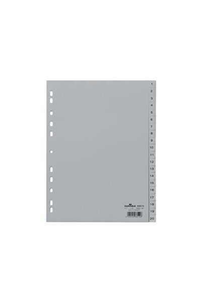 Durable Πλαστικό Ευρετήριο Α4 1-20