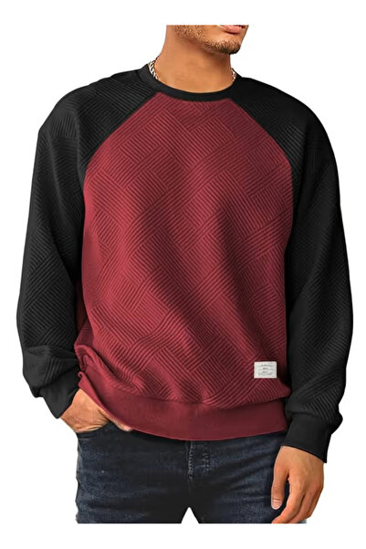 OEM Loose-fitting shirt for men, with long sleeves, pullover Visiniu S