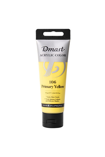 DMAST CULORI ACRILICE PROFESIONALE 75ML GALBEN PRIMAR 106 DE LA PEBEO