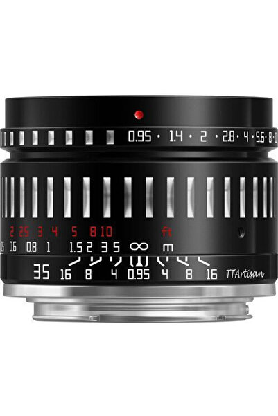 TTArtisan Φακός κάμερας crop 35mm f/0.95 σταθερός για Nikon Z Mount Ασημί