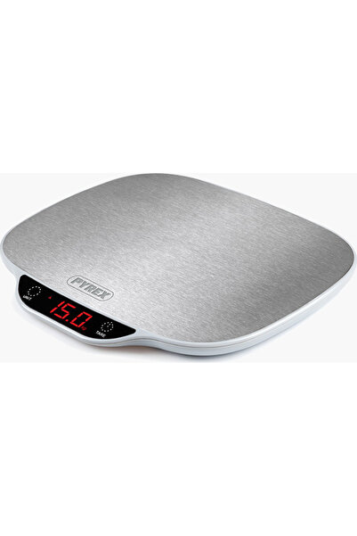 Pyrex XL SB-720 Ψηφιακή Ζυγαριά Κουζίνας έως 15 κιλά Inox