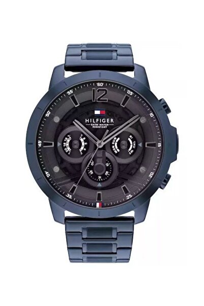 Tommy Hilfiger Luca Ανδρικό Ρολόι 50mm Μπαταρίας με Μεταλλικό Μπρασελέ 1710493