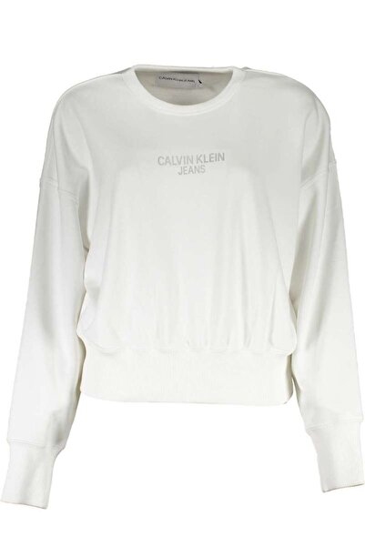 Calvin Klein Sweatshirt no zip Women J20J214431-YAF BIANCO (XL)
