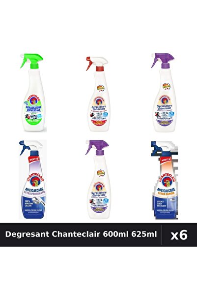 Chanteclair Set 6 Degresant Universal 600ml-625ml - Lamaie, Marsilia, Lavanda...