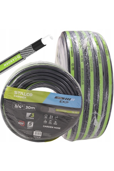 Mardil Furtun De Gradina 3/4" x 30m, Structura Cu 3 Straturi, Anti-Rasucire, ...