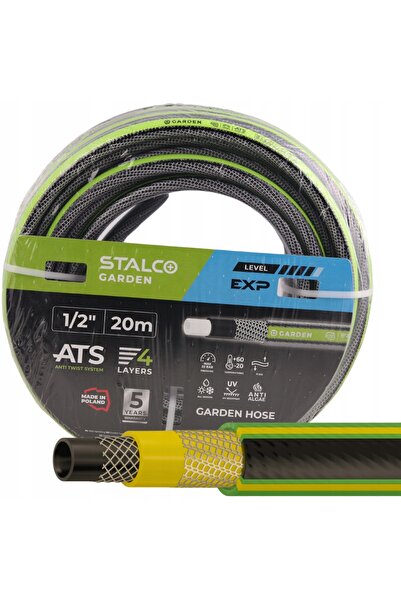 Mardil Furtun De Gradina 1/2" x 20m, Structura Cu 4 Straturi, Anti-Rasucire S...