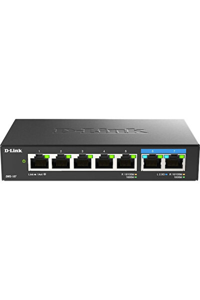 D-Link DMS-107 Μη διαχειριζόμενος διακόπτης L2 με 7 θύρες Ethernet