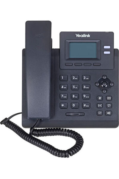 Yealink SIP-T31G Ενσύρματο τηλέφωνο IP με 2 γραμμές Μαύρο