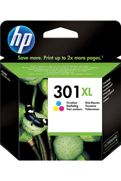 HP 301XL Γνήσιο Μελάνι Εκτυπωτή InkJet Πολλαπλών Χρωμάτων (CH564EE)