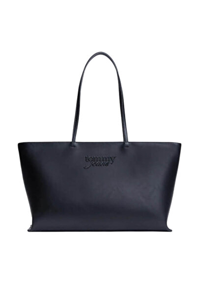 Tommy Hilfiger Γυναικεία Tote Τσάντα Μαύρη Tommy Jeans AW0AW18772-BDS
