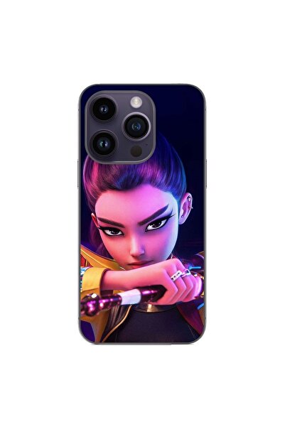 OEM Husa compatibila cu Apple iPhone 14 Pro Silicon Gel Tpu Model KPop Demon ...