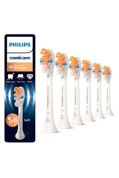 Philips SONICARE Sonicare A3 Premium All-in-One Toothbrush Heads HX9096/87 6 ...