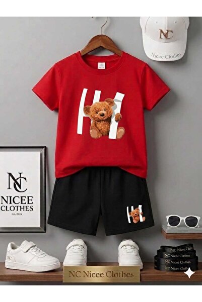 NC Nicee Clothes ΚΑΛΟΚΑΙΡΙΝΟ ΠΑΙΔΙΚΟ ΜΠΛΟΥΖΑΚΙ ΚΑΙ ΣΟΡΤΣ UNISEX (ΕΚΤΥΠΩΣΗ Hİ ...