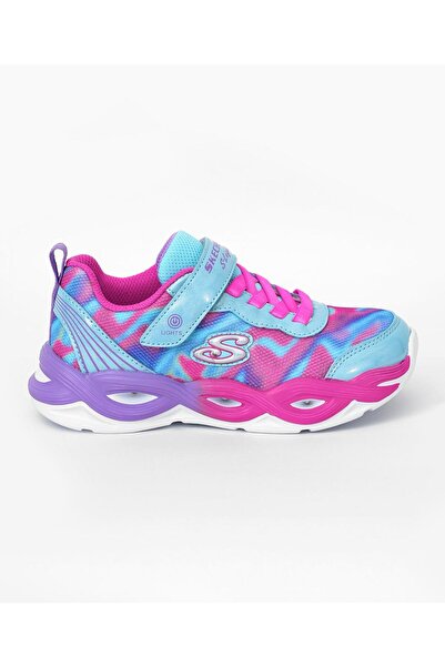 SKECHERS أحذية توستي جلو المضيئة - أزرق ووردي