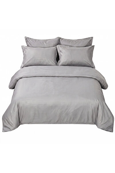 Sisiter 6 Piece Double Duvet Cover Set with Elastic Fitted Sheet - Microfiber...
