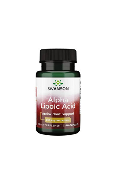 SWANSONS Alpha Lipoic Acid 300mg 60 Capsule - Swanson