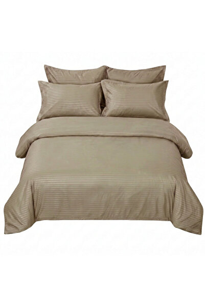 Sisiter 6 Piece Double Duvet Cover Set with Elastic Fitted Sheet - Microfiber...