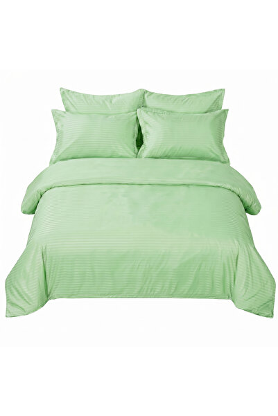 Sisiter 6 Piece Double Duvet Cover Set with Elastic Fitted Sheet - Microfiber...