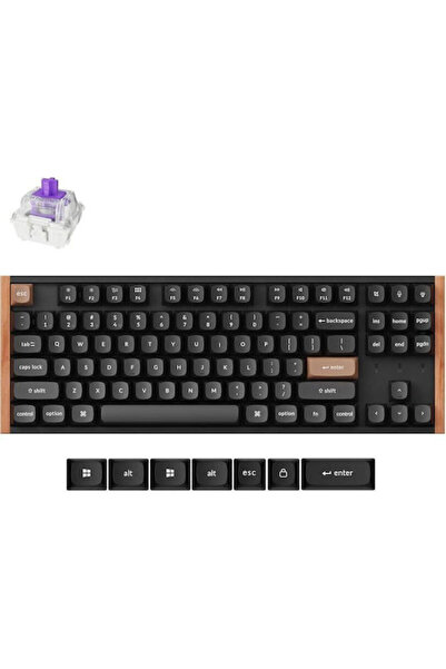 Keychron K8 HE K8H-F1 Ασύρματο πληκτρολόγιο gaming με εφέ Hall, χωρίς αριθμητ...