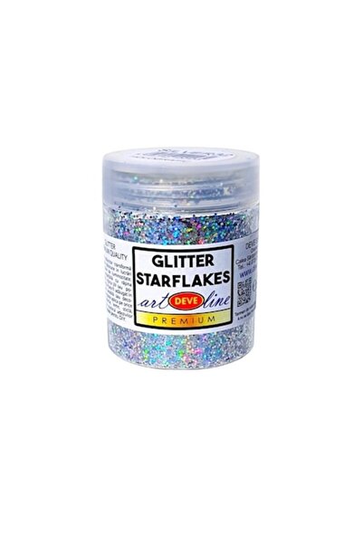 Deve Pigment glitter starflakes Holographic sensations, art line DEVE, 50gr S...