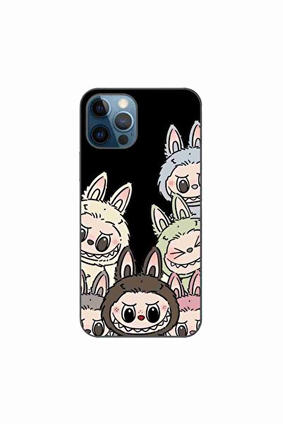 OEM Husa compatibila cu Apple iPhone 12 Pro Max Silicon Gel Tpu Model Labubu ...