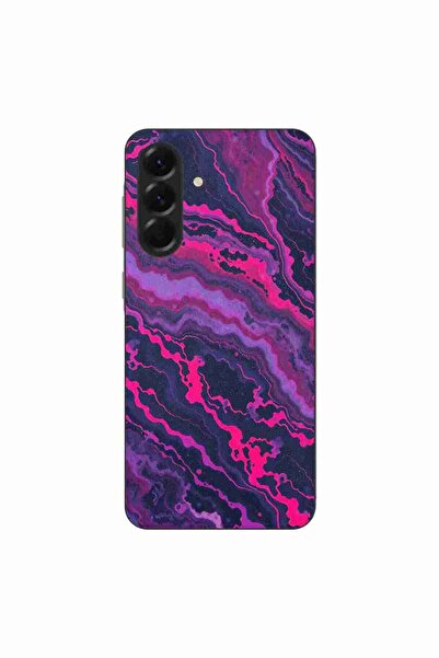 OEM Husa compatibila cu Samsung Galaxy A56 Silicon Gel Tpu Model Midnight Ros...