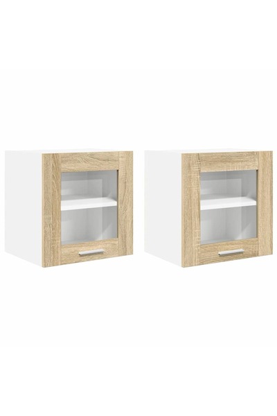 vidaxl Wall cabinet with 2 doors Sonoma oak 40 x 31 x 40 cm