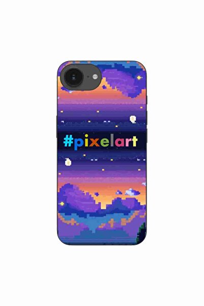 OEM Θήκη συμβατή με Apple iPhone 16e από σιλικόνη gel TPU με σχέδιο Πίξελ Αρτ...
