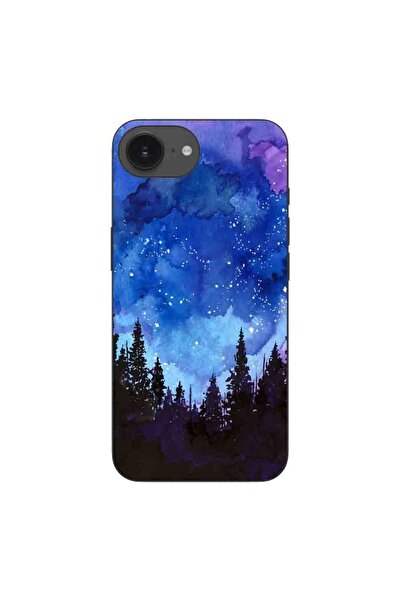 OEM Husa compatibila cu Apple iPhone 16e Silicon Gel Tpu Model Night Forest
