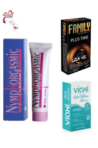 Nymphorgasmic Kadınlara Özel Bakım Kremi 15ml+Premium Etkli 12'li Prezervatif...